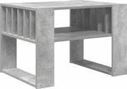 vidaXL Masă de cafea Gri din beton 66 x 49,5 x 45 cm Lemn compozit