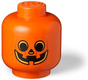 Cutie depozitare LEGO® Pumpkin Head L, portocaliu