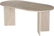 Masa SABLIN, travertin, PAL laminat, 180x90x75 cm