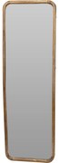 Oglindă mare de perete cu ramă din lemn, 36 x 2,5 x 115 cm