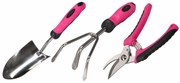 Sixtol Set de unelte de grădină GARDEN PINK 3, 3piese