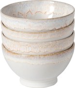 Boluri albe 4 buc. din gresie ø 15 cm Latte – Costa Nova