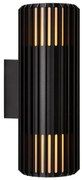 Aplica de perete exterior design nordic IP54 Aludra negru