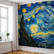 Fototapet – Noapte înstelată în stil Van Gogh (147x102 cm)