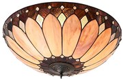 Endon 63973 - Plafonieră Tiffany BROOKLYN, 2x E14, 60W, 230V, Ø 50 cm