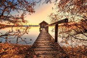 Fotografie Autumn at the lake, Ulrike Eisenmann