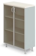 Dulap mediu lat Manager LUX 90 x 43 x 129,2 cm, salcam deschis