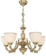 Candelabru din alama cu 5 brate design italian 7055