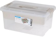 Cutie de depozitare Storage Solutions dinplastic cu inserție 9 l, 35 x 23 x 17 cm