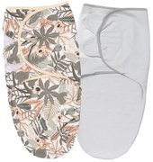 Set 2 sisteme de infasat reglabil din bumbac 0-3 luni Kidizi Jungle, 100% bumbac