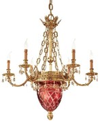 Candelabru LUX realizat manual cu cristale Scholer Edgard, 90cm