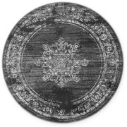 Covor gri rotund ø 160 cm Gloria Lydia – Hanse Home