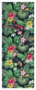 Covor tip traversă verde 52x200 cm Sprinty Tropical – Universal