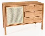 Comodă joasă din lemn de stejar 97x69 cm Pola - The Beds