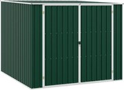 vidaXL Șopron de grădină, verde, 195 x 198 x 159 cm, oțel galvanizat