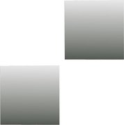 Set 2 bucati oglinzi autoadezive, elemente lipite pentru decorare interioara