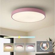 Brilagi - Plafonier LED POOL, 60 W, 230 V, 3000/4000/6000 K, 60 cm, roz