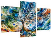 Tablou – Arbore energetic colorat (90x60 cm)