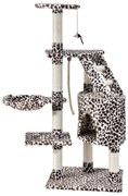 Juskys Stâlp pentru zgâriere pisică Buffy - leopard