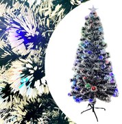 Brad artificial de Craciun, cu instalatie inclusa, cu varf stea, cu suport, 60 - 210 cm inaltime