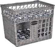 vidaXL Ansamblu pentru pisici/pat/stâlp de zgâriat, cu pernă, răchită