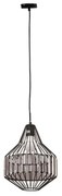Pendul din metal/sticla, 30x36 cm, 1xe27, 60 w - wh-2119