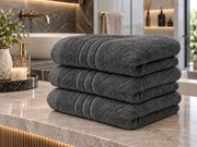 Prosop de corp Confort gri Inchis 70 x 140 cm, 100% bumbac