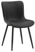 SCAUN NEPTUN -IMITATIE PIELE - NEGRU