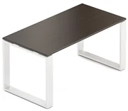 Masa de cafea Creator 120 x 60 cm, baza alba, wenge
