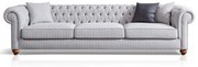 Canapea Chesterfield, 297x103cm, Personalizabil