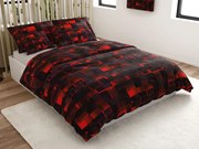 Lenjerie de pat bumbac GRAPHIO rosu Dimensiune lenjerie de pat: 70 x 90 cm | 140 x 200 cm