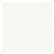 vidaXL Pânză parasolar, alb, 5x5 m, HDPE, 160 g / m²