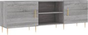 vidaXL Comodă TV, gri sonoma, 150x30x50 cm, lemn compozit