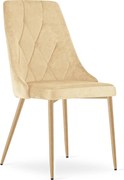 Scaun de dining IMOLA VELVET, bej