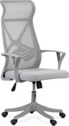 RESIGILAT - Scaun de birou din mesh OFF 431 gri deschis