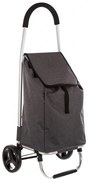 Carucior cumparaturi Influence, gri, aluminiu, poliester, 46 x 36 x H 103 cm