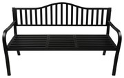 Bancă de grădină neagră din metal Segula - Garden Pleasure