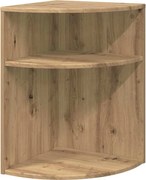 vidaXL Masă laterală Stejar Artizanal 39,7 x 39,7 x 60 cm