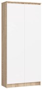Dulap de haine Rainer II (Stejar sonoma + Alb). 1069820