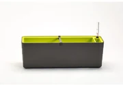Ghiveci cu auto-irigare Berberis 60, antracit + verde, 60 cm