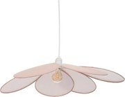 Atmosphera - Lustră suspendată cu cablu pentru copii PETAL 1xE27/40W/230V Ø 64 cm roz