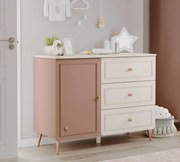 Comoda Baby Elegance cu 3 sertare E i uE a, 112x86x47 cm ,   eleganta E i functionalitate