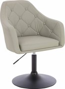 HR831N Scaun Culoare in Piele Ecologica Premium Soft cu Bază Neagră