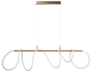 Lustra LED 3-STEP suspendata moderna ZIGZAG auriu