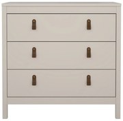 Comodă grej 82x80x38 cm Madrid – Tvilum