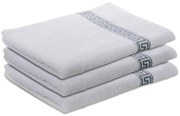 Prosop GREEK 50 x 90 cm alb, 100% bumbac