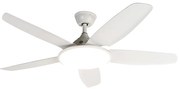 Ventilator de tavan alb 130cm incl. LED Dimmable cu telecomandă - Vifte