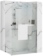 Paravan de dus Aero Transparent N 80cm, Rea
