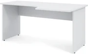 Masa ergonomica Impress 160 x 90 cm, dreapta, alb