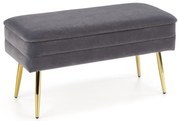 Scaun Velva 2, gri/auriu